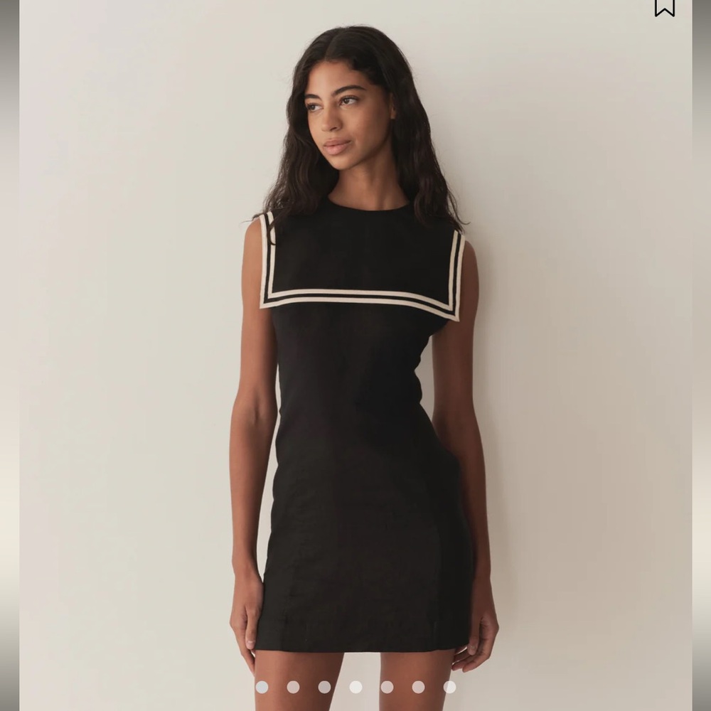 NWT Doen Monroe dress, black, size 8
